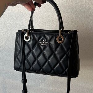 Kate Spade Black Quilted Satchel